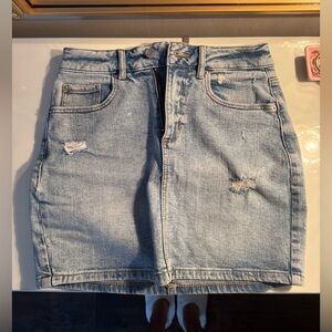 Garage Denim Skirt
